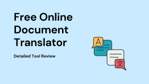 Free Online Document Translator