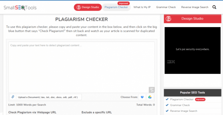 Plagiarism checkers