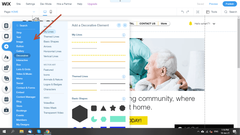 Website builders